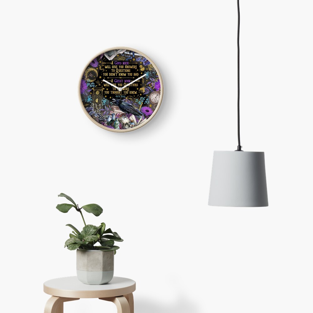 Item preview, Clock designed and sold by eviebookish.
