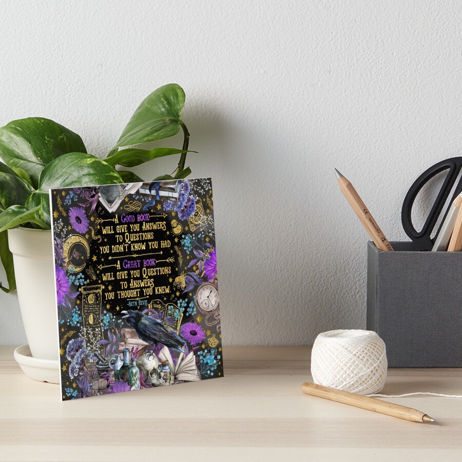 Item preview, Art Board Print designed and sold by eviebookish.