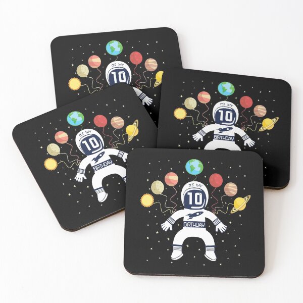 Item preview, It's My 10th Birthday Astronaut 10 Years Old Space Theme design designed and sold by Grabitees.
