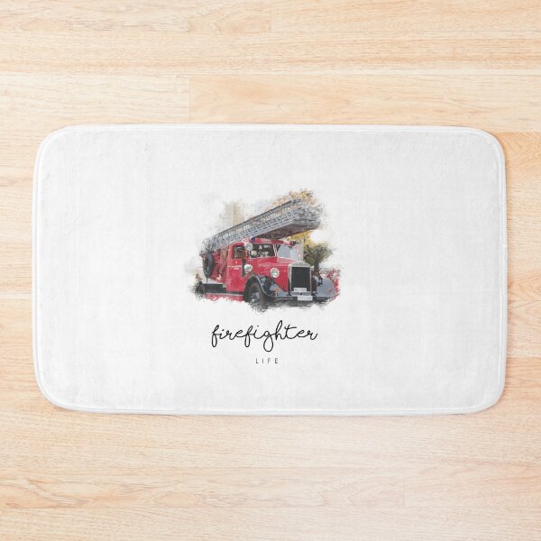Item preview, Firefighter life - fire truck - USA firefighter  designed and sold by Tropical Blood.