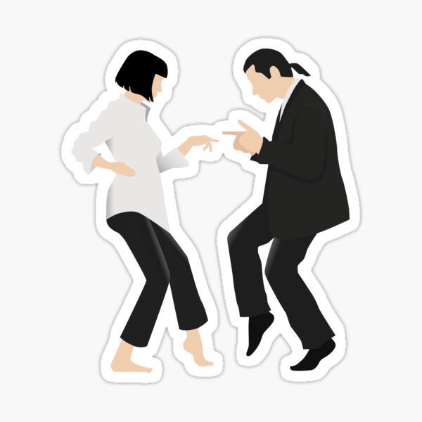 Pulp Fiction | Dancing #3 Sticker