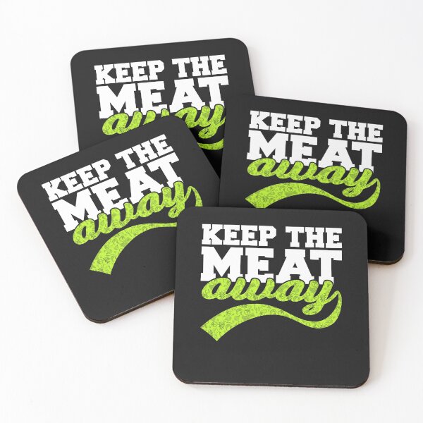 Item preview, Keep The Meat Away Vegan Animal Lovers designed and sold by BarrelLive.