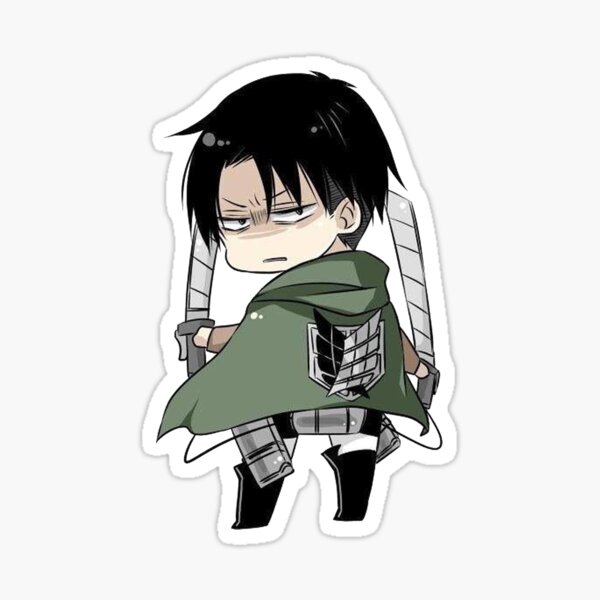 Attack on Titan Captain Levi Chibi Sticker