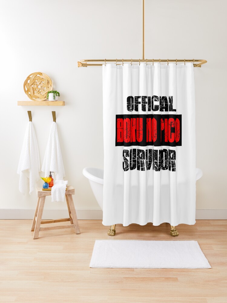 Official Boku No Pico Survivor Shower Curtain By Thehollowpoint Redbubble Official Boku No Pico Survivor Shower Curtain By Thehollowpoint Redbubble