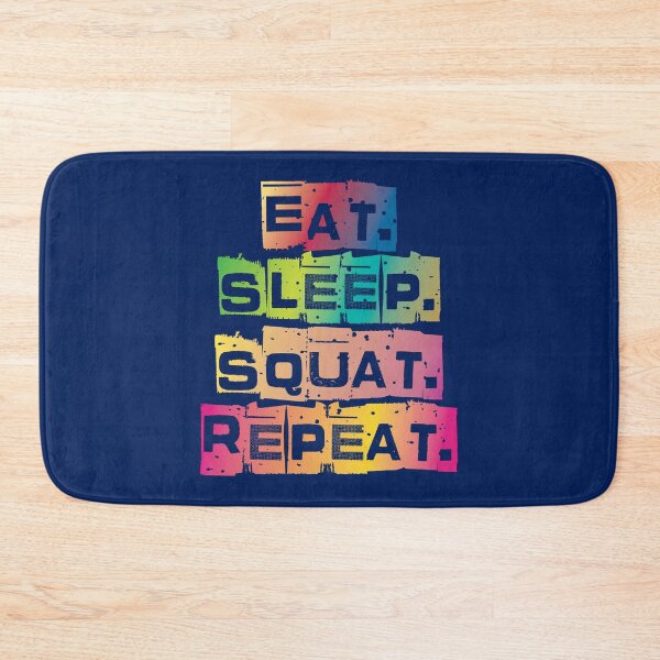Item preview, Eat sleep squat repeat  designed and sold by shaukiin.