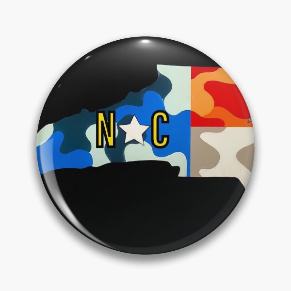 Item preview, Camo NC flag outline designed and sold by barryknauff.