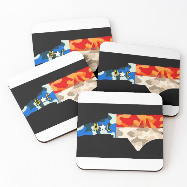 Item preview, Camo NC flag outline designed and sold by barryknauff.