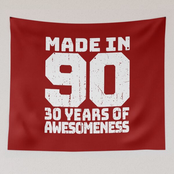 Item preview, Vintage 30th Birthday, Made in 1990 Bday designed and sold by MagicBoutique.