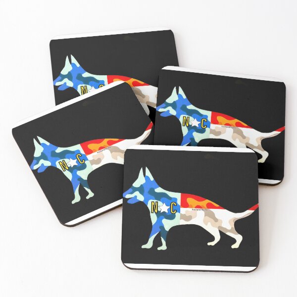 Item preview, Camo NC flag German Shepherd  designed and sold by barryknauff.