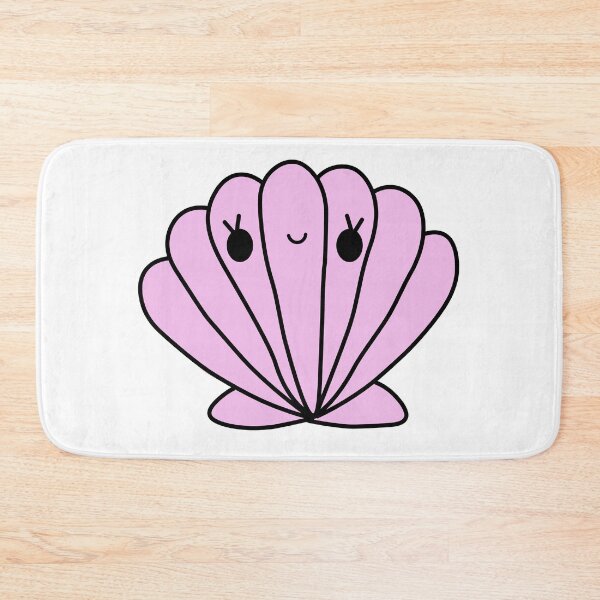Item preview, Kawaii Shell in Pink Cute Beachy Design  designed and sold by mariekawaii.