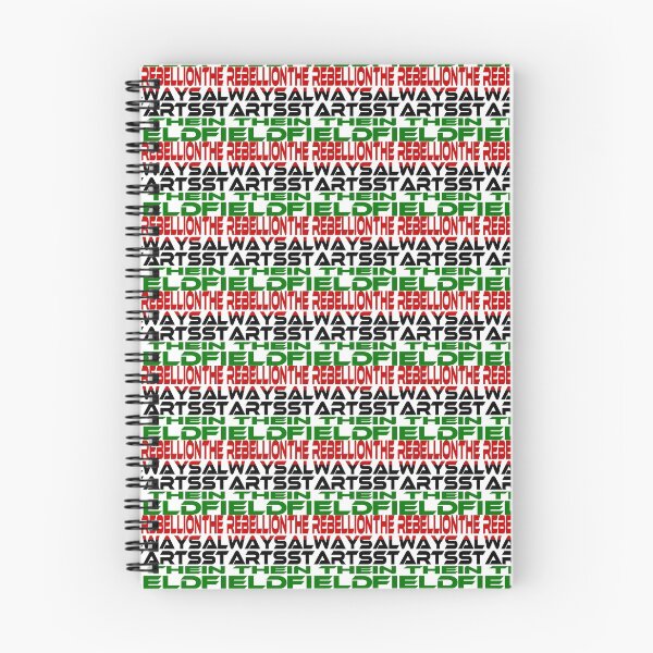 Item preview, The Rebellion Always Starts in the Field Idium Series (Red, Black, Green) designed and sold by Carbon-Fibre Media.