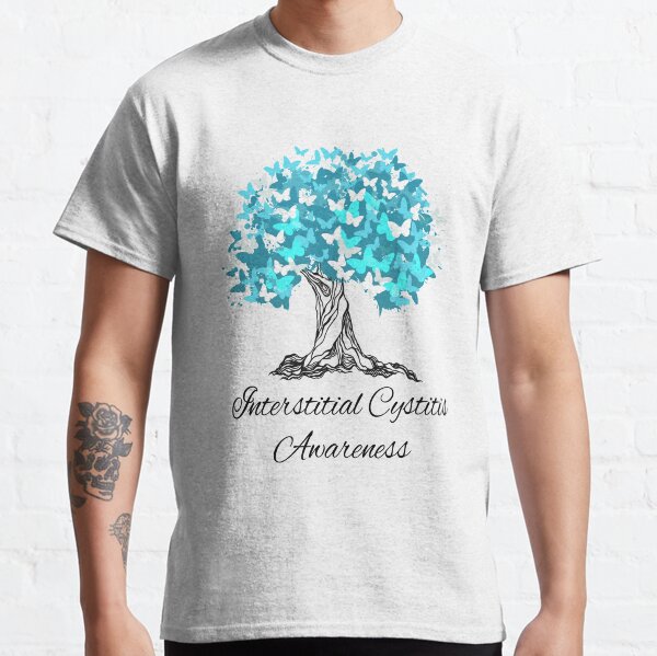 Interstitial Cystitis Awareness Butterfly Support Classic T-Shirt