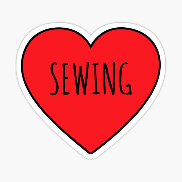 I Love Sewing - Sewing Lover - Sticker