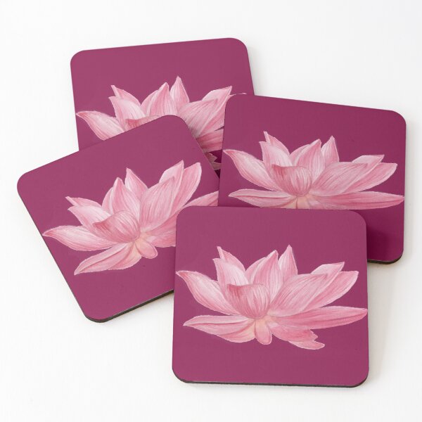 Item preview, Pink Watercolor Lotus Flower designed and sold by DragonsByKris.