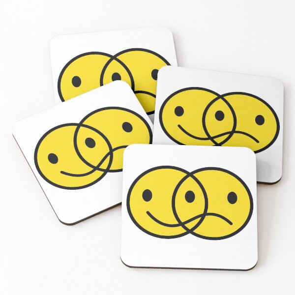 Item preview, Happy Sad Mental Health Design for Psychologist or Psychiatrist Gift Idea designed and sold by mariekawaii.
