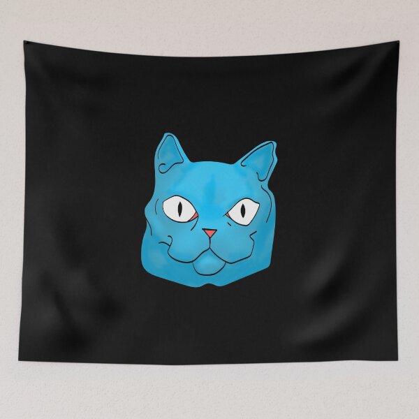 Item preview, fat blue cat designed and sold by Maxaint.