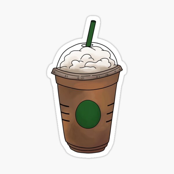 unicorn frappe (Starbucks) sticker buy any 2, get - Depop