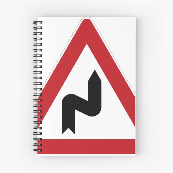 Item preview, Double curve traffic sign designed and sold by Alltag in Deutschland.
