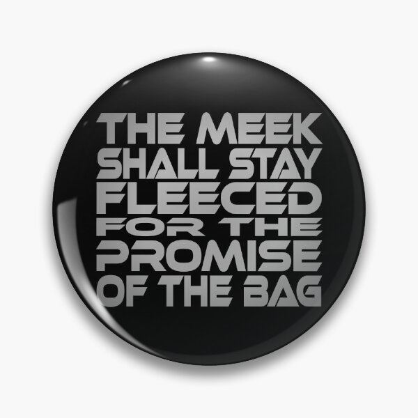 Item preview, The Meek Shall Stay Fleeced Idium Series designed and sold by Carbon-Fibre Media.