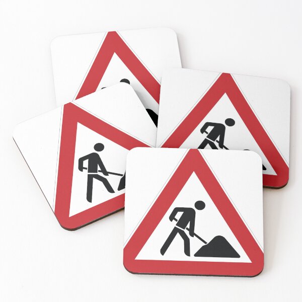 Item preview, Job site construction site traffic sign designed and sold by Alltag in Deutschland.