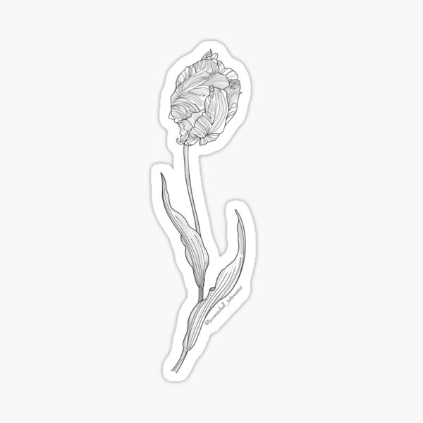 Item preview, Tulip 1 designed and sold by JMarshalltattoo.