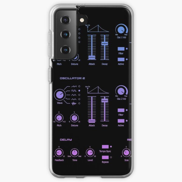 Sintetizador Degradado Funda blanda para Samsung Galaxy