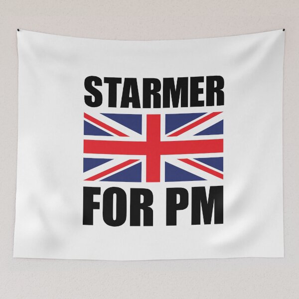 Item preview, Starmer For PM UK Flag Keir Starmer Tee designed and sold by samraheel.