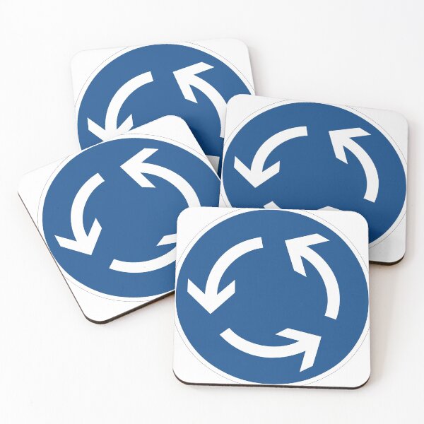 Item preview, Roundabout traffic sign designed and sold by Alltag in Deutschland.