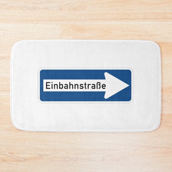 Item preview, One way street traffic sign designed and sold by Alltag in Deutschland.