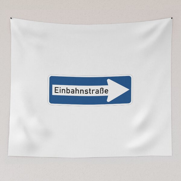 Item preview, One way street traffic sign designed and sold by Alltag in Deutschland.