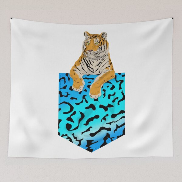 Item preview, A Exotic Pocket of a Tiger King designed and sold by sachpica.
