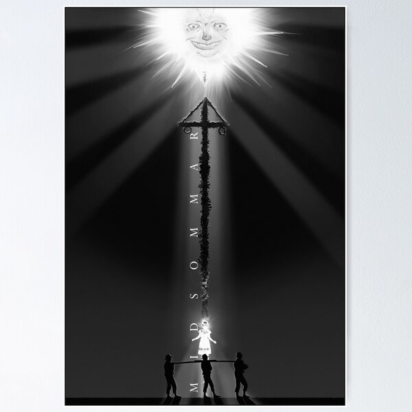 Item preview, Midsommar alternative film poster — Crowning— dark version designed and sold by SMS2KINGPAIMON.
