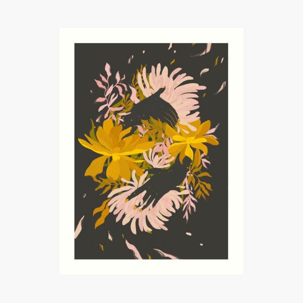 Flower Hands Art Print