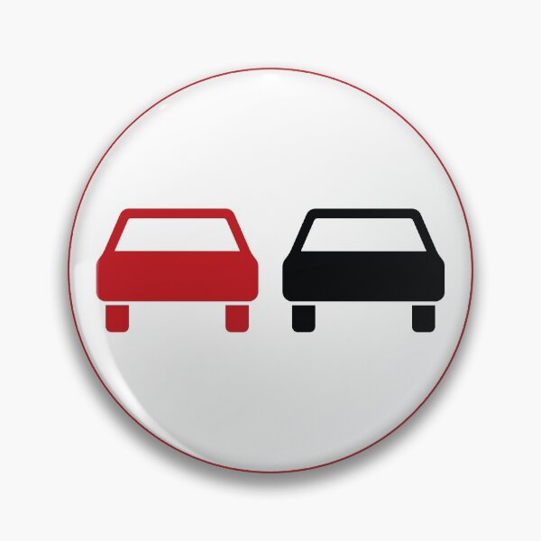 Item preview, No overtaking traffic sign designed and sold by Alltag in Deutschland.