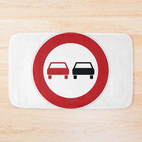 Item preview, No overtaking traffic sign designed and sold by Alltag in Deutschland.