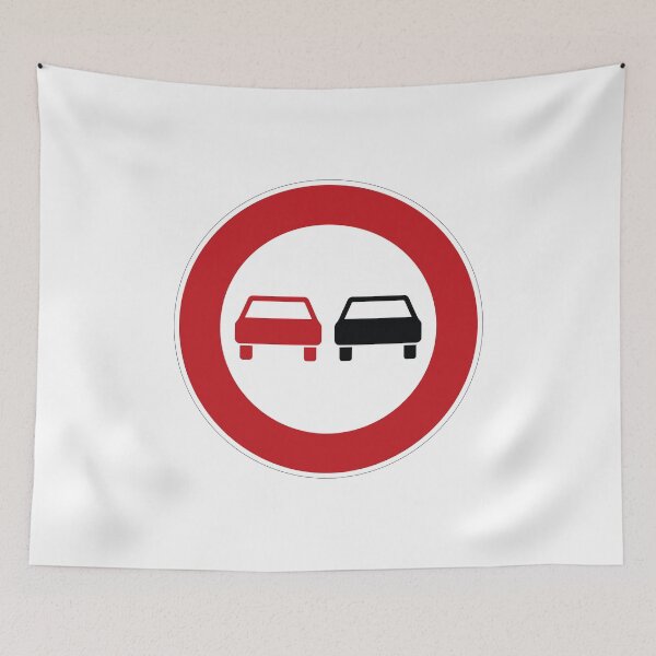 Item preview, No overtaking traffic sign designed and sold by Alltag in Deutschland.