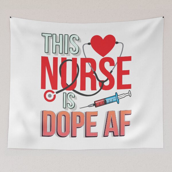 Item preview, This Nurse Is Dope AF designed and sold by zenpatterns.