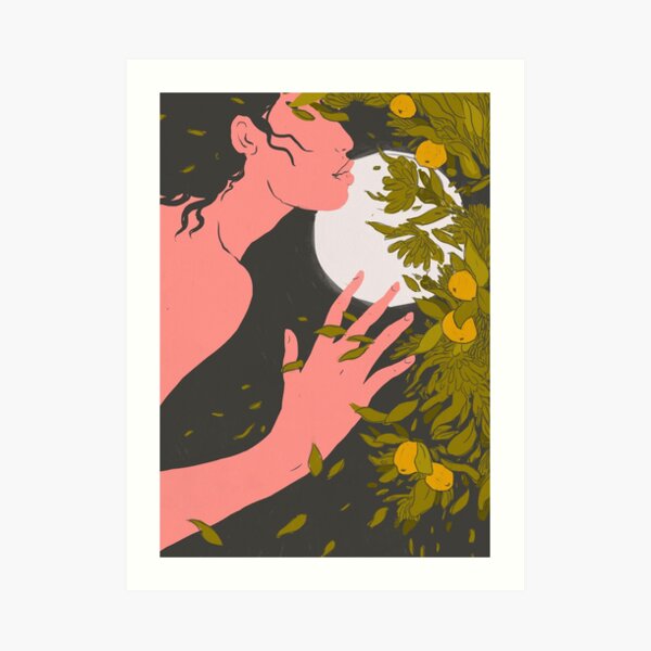 Orange Glow Art Print