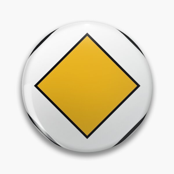 Item preview, Right of way road traffic sign designed and sold by Alltag in Deutschland.