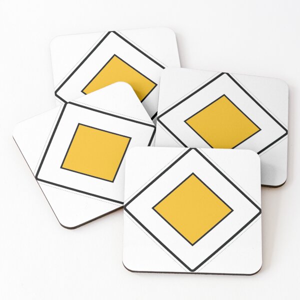 Item preview, Right of way road traffic sign designed and sold by Alltag in Deutschland.