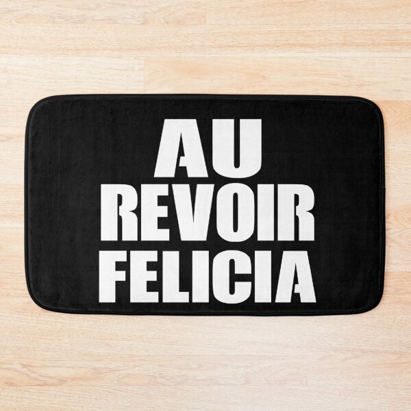 Item preview, Au Revoir Felicia. Ciao Felicia. Bye Felicia. Plus Size Unisex Heather Grey Sweatshirt. Friday movie. Marijuana. Moocher. Good riddance designed and sold by Noui Barka.