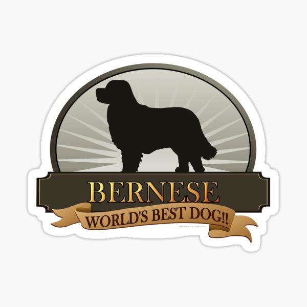 World's Best Dog - Bernese Mountain Dog Sticker