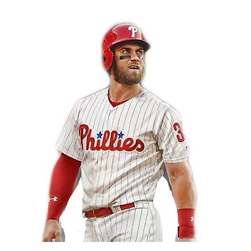 Vintage MLB Player Bryce Harper Headband PNG Download