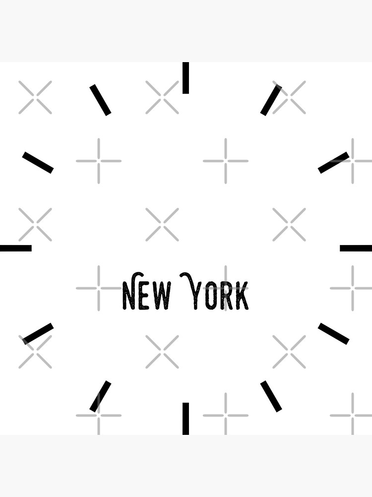 new-york-time-zone-minimalist-modern-office-wall-clock-city-clock-for