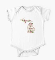 Michigan Flowers One Piece - Short Sleeve
