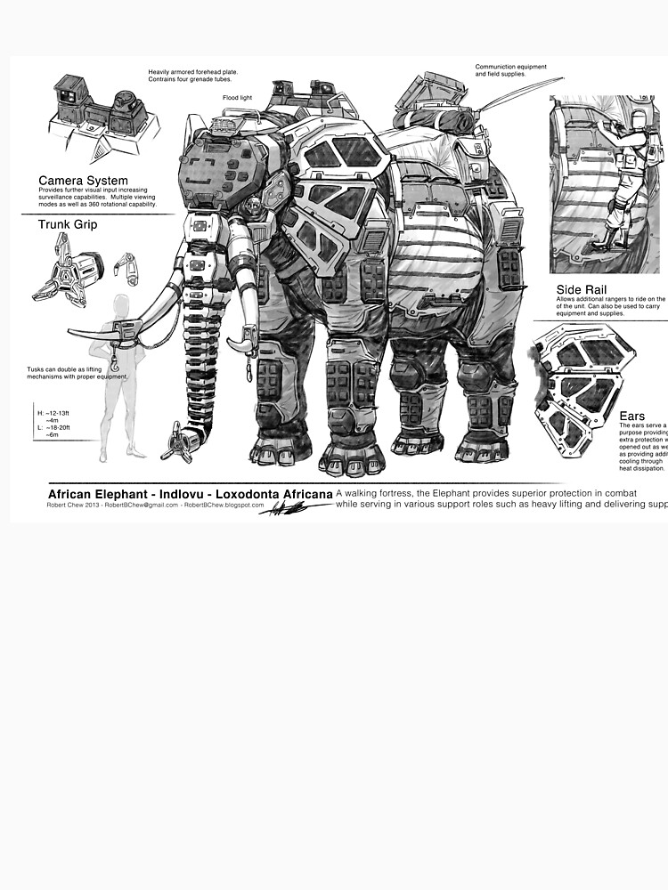 mechanical elephant by yuxinsun