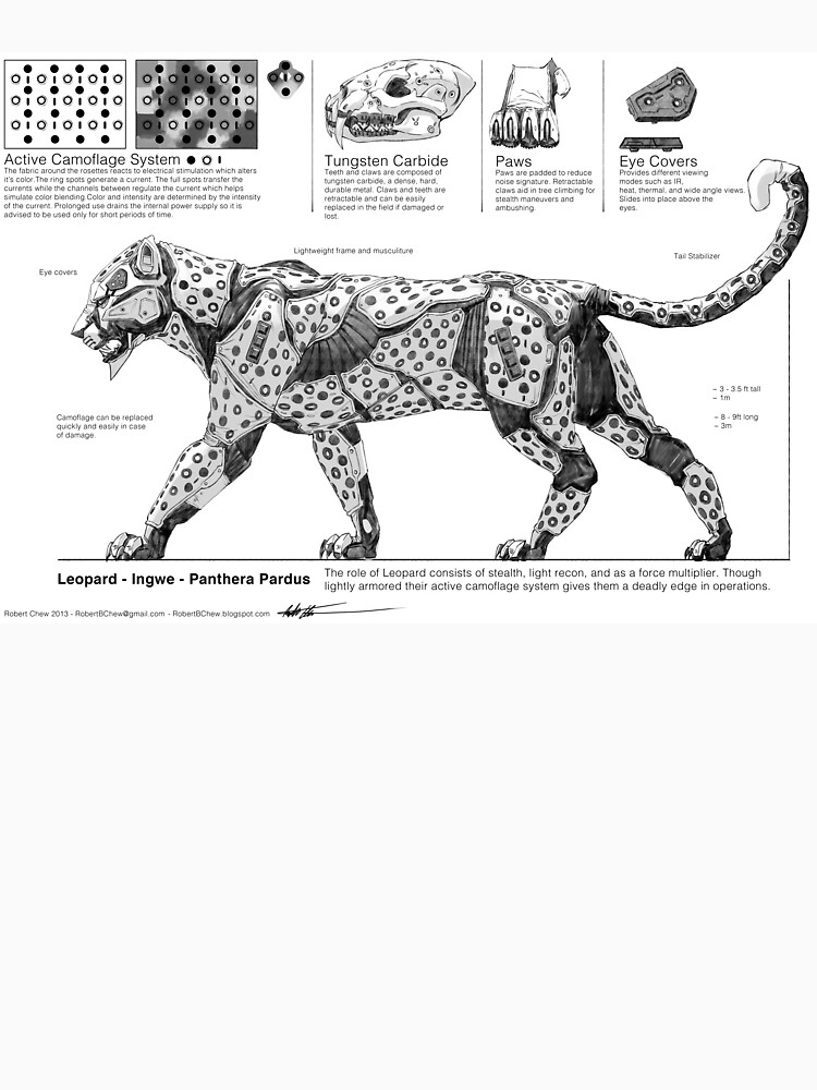 mechanical leopard by yuxinsun