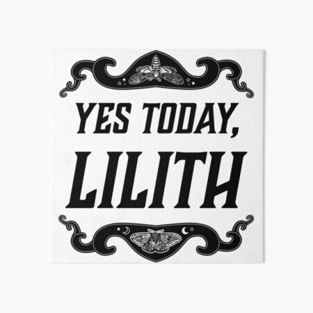 Item preview, Yes Today, Lilith designed and sold by OneHorn.