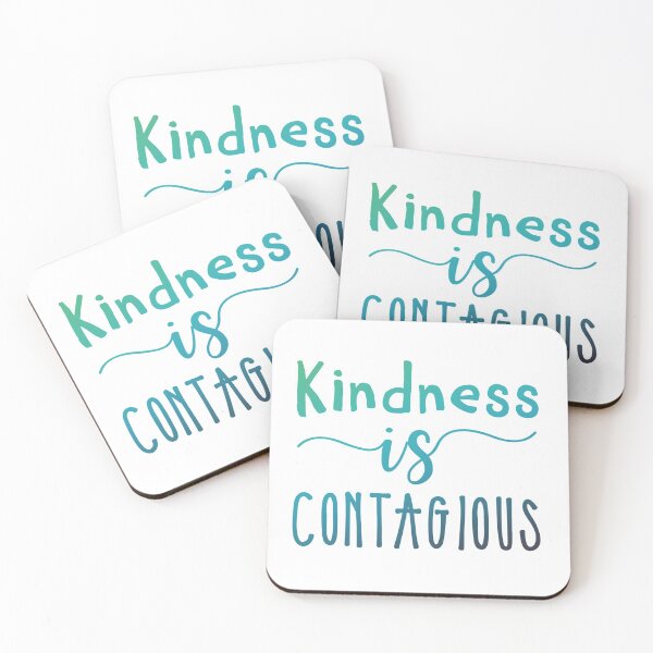 Item preview, Copy of Kindness is contagious - acts of kindness - be kind - be nice, kindness spreads designed and sold by smooshfaceutd.
