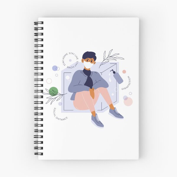Item preview, Coronavirus abstract collage with fashionable guy in protective face mask designed and sold by OlgaStrelnikova.